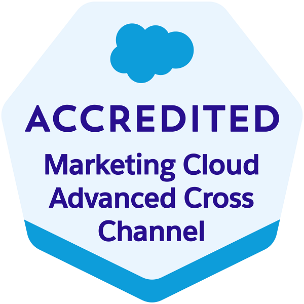 Marketing Cloud Advanced Cross Channel Accredited Professional